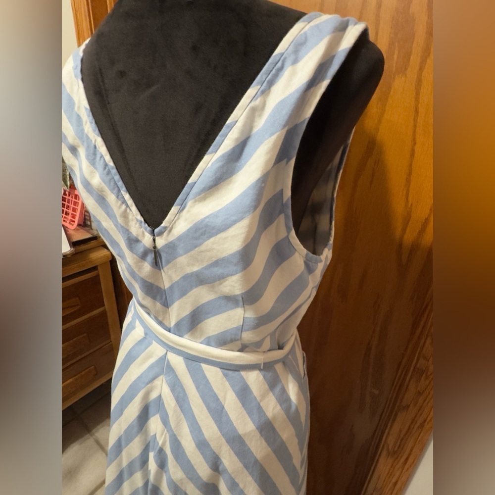 Kate Spade Deck Stripe Midi Dress size 12 - Picture 13 of 16
